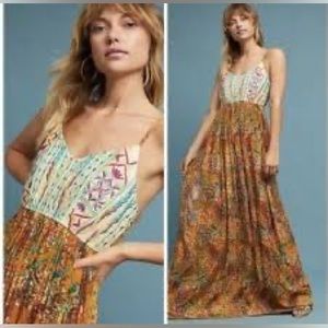 Anthropologie RAGA Parkland maxi dress